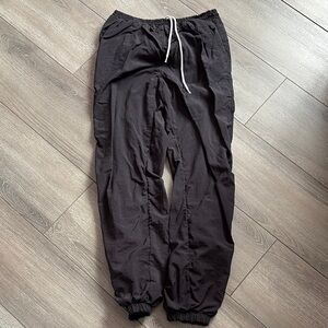 Rucanor Black Tapered Track Pants with Elastic Waistband SM12